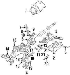 Foto de Interruptor Combinado Original para Lincoln Navigator Lincoln Aviator Marca FORD Nmero de Parte 4L7Z13K359AAB