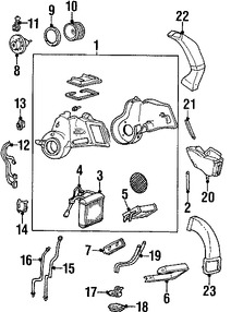 Foto de Vlvula de Expansin Aire Acondicionado Original para Ford Freestar Ford Windstar Lincoln Aviator Mercury  Mercury Mountaineer Marca FORD Nmero de Parte YF2Z19849AA