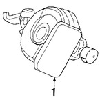 Foto de Claxon / Corneta / Bocina / Pito Original para Ford  Mercury Lincoln Marca FORD Nmero de Parte 2W7Z13800BA