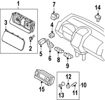 Foto de Carcasa del tomacorriente para accesorios 12 volti Original para Ford Lincoln Mercury Marca FORD Nmero de Parte 5F9Z15K040AA