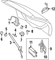 Foto de Manilla Puerta Trasera Original para Lincoln MKX Ford Edge Marca FORD Nmero de Parte 7A1Z13508APTM