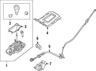 Foto de Cable de Cambio Transmisin Original para Ford Edge Lincoln MKX Marca FORD Nmero de Parte CT4Z7E395C