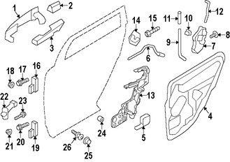 Foto de Freno de puerta Original para Ford Edge Lincoln MKX Marca FORD Nmero de Parte AT4Z7827204A