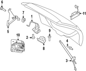 Foto de Actuador de Cerradura de Puerta Trasera Original para Ford Edge Lincoln MKX Marca FORD Nmero de Parte CT4Z14B291B