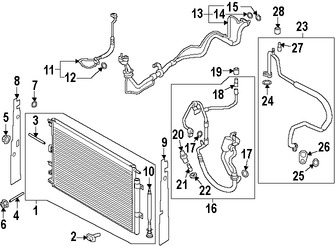 Foto de Adaptador de Carga de Lado de Presin Alta Original para Ford  Lincoln Marca FORD Nmero de Parte DS7Z19D701A