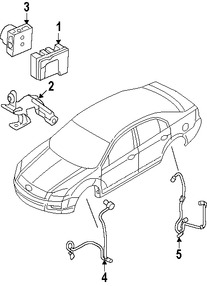 Foto de Modulador de frenos ABS Original para Mercury Milan 2008 2009 Ford Fusion 2008 2009 Lincoln MKZ 2008 Marca FORD Nmero de Parte 8E5Z2C215A