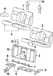 Foto de Apoyabrazos del Asiento Original para Lincoln Mark LT 2007 2008 Marca FORD Nmero de Parte 7L3Z1667244AA