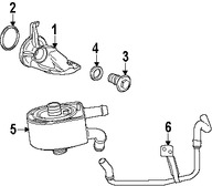 Foto de Tubo Enfriamiento de Aceite del Motor Original para Mercury Mountaineer Ford Explorer Ford Explorer Sport Trac Marca FORD Nmero de Parte 1L2Z6N867AA