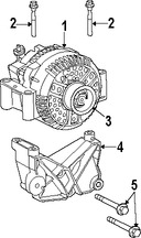 Foto de Tornillo del Alternador Original para Ford Explorer Ford Explorer Sport Trac Ford Mustang Mercury Mountaineer Marca FORD Nmero de Parte N807938S437