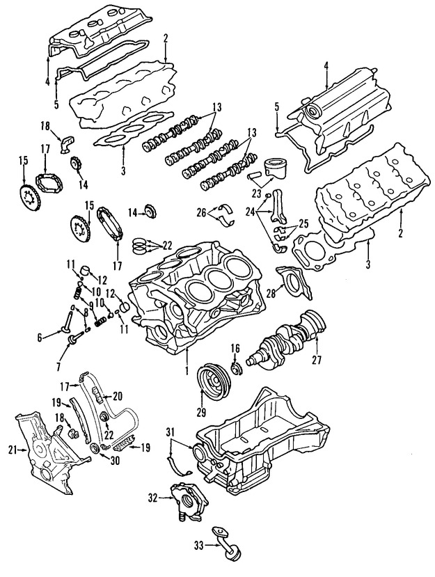 Foto de Motor Completo Original para Ford Lincoln Mercury Marca FORD Remanufacturado Nmero de Parte 9H6Z6006ARM