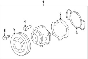 Foto de Empaquetaduras Cubierta de Correa del Tiempo Original para Saab 9-5 2010 2011 Marca GM Nmero de Parte 12622550