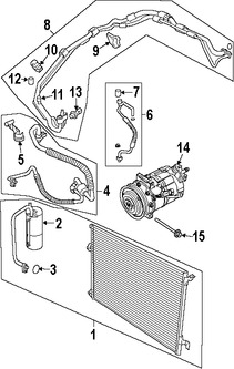 Foto de Tapa Vlvula de Servicio Aire Acondicionado Original para Saab 9-3 Marca GM Nmero de Parte 52458768