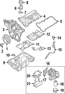 Foto de Empacadura de Caja de Filtro de Aceite Original para Saab 9-3 2006 2007 2008 2009 Saab 9-5 2010 2011 Marca GM Nmero de Parte 12634318