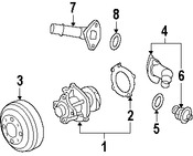 Foto de Kit de Termostato de Refrigerante del Motor  Original para Saab 9-7x 2005 2006 2007 2008 2009 Marca GM Nmero de Parte 12620112