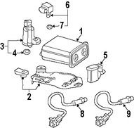 Foto de Sensor de Presion Absoluta Original para Saab 9-7x 2009 2008 Saab 9-5 2011 Marca GM Nmero de Parte 12644228