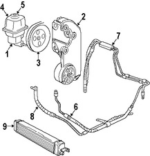 Foto de Enfriador Direccin Asistida Original para Saab 9-7x 2005 2006 2007 2008 2009 Marca GM Nmero de Parte 15009093