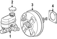 Foto de Reforzador de Frenos Original para Saab 9-7x 2005 2006 2007 Marca GM Nmero de Parte 15247618