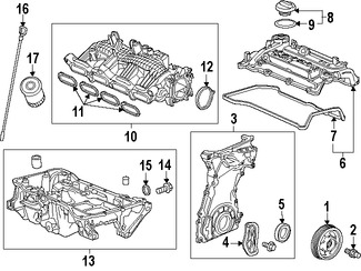 Foto de Crter Original para Honda Civic 2017 Marca HONDA Nmero de Parte 112005AGZ00