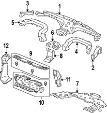 Foto de Ducto de Aire del Panel de Instrumentos Original para Honda Odyssey 2005 2006 2007 2008 2009 2010 Marca HONDA Nmero de Parte 77465SHJA00