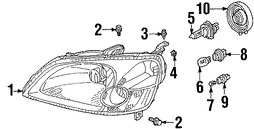 Foto de Portalampara de Luz de Parqueo Original para Honda Acura Marca HONDA Nmero de Parte 33304S5A003