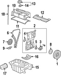 Foto de Crter Original para Honda Civic 2006 2007 2008 2009 2010 2011 Marca HONDA Nmero de Parte 11200RRC000