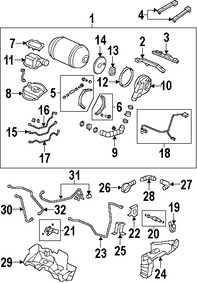 Foto de Lnea de Combustible Original para Honda Civic 2006 2007 2008 2009 Marca HONDA Nmero de Parte 17740SNFA00