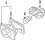 Foto de Bombilla de luz de placa Original para Honda Acura Marca HONDA Nmero de Parte 33301SNA003