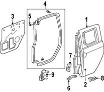 Foto de Interruptor del Marco de la Puerta Original para Honda Acura Marca HONDA Nmero de Parte 35400S5A013