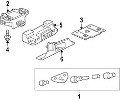 Foto de Sensor de control de presin de la llanta  Original para Honda Ridgeline Honda Odyssey Acura RL Marca HONDA Nmero de Parte 42753SHJA53