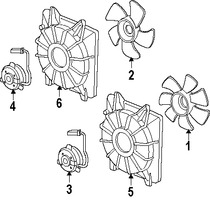 Foto de Cubierta de ventilador de enfriamiento del motor Original para Honda Civic 2006 2007 2008 2009 2010 2011 Marca HONDA Nmero de Parte 38615RRAA01