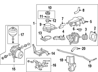 Foto de Depsito del Cilindro Maestro del Freno Original para Honda Civic 2012 2013 2014 2015 Acura ILX 2013 2014 Marca HONDA Nmero de Parte 46660SNC013