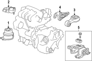 Foto de Montura de Transmisin Automtica Original para Honda Fit 2015 2016 2017 Marca HONDA Nmero de Parte 50850T5RA01