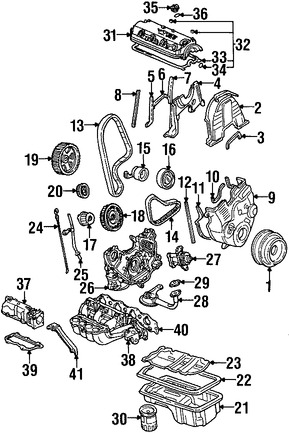 Foto de Engranaje del Cigueal Original para Acura CL Honda Accord Honda Prelude Honda Odyssey Marca HONDA Nmero de Parte 13621P0AA01