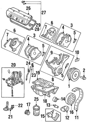 Foto de Polea Tensionadora Correa del Tiempo Original para Acura CL Acura TL Honda Odyssey Honda Accord Marca HONDA Nmero de Parte 14510P8AA01