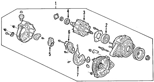 Foto de Regulador de Voltaje Original para Acura Honda Marca HONDA Nmero de Parte 31150PEAA01