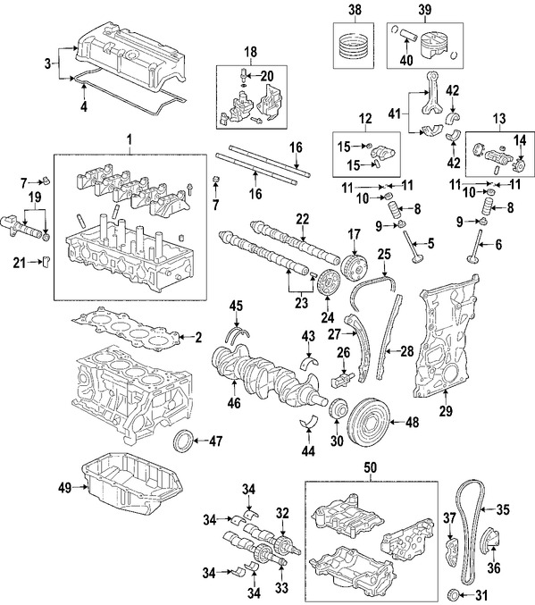 Foto de Culata del motor Original para Honda Accord Honda CR-V Honda Element Marca HONDA Nmero de Parte 12100RAAA01