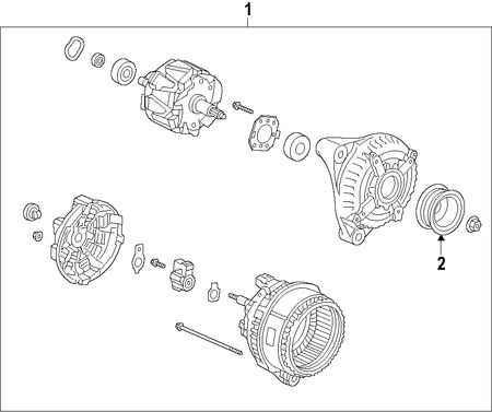 Foto de Regulador de Voltaje Original para Acura ILX 2013 2014 2015 Honda  2016 2017 Marca HONDA Nmero de Parte 31150R1AA01