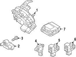 Foto de Sensor de impacto del Air Bag Original para Kia Sorento Kia Sportage   Hyundai Tucson Hyundai Genesis Marca HYUNDAI Nmero de Parte 95920B4000