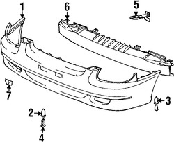 Foto de Tornillo de cubierta de parachoques Original para Hyundai Elantra Hyundai Sonata Hyundai XG300 Hyundai XG350 Marca HYUNDAI Nmero de Parte 8659535000