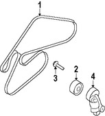 Foto de Perno de la polea del tensor de la correa Original para Hyundai Kia Marca HYUNDAI Nmero de Parte 252853C100