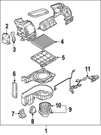 Foto de Rueda del Motor de Ventilador Original para Kia Sportage Kia Spectra Kia Spectra5 Hyundai Tucson Marca HYUNDAI Nmero de Parte 971182F000