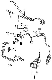 Foto de Polea de Bomba de Direccin Original para Hyundai Accent 1995 1996 1997 Marca HYUNDAI Nmero de Parte 5713023500