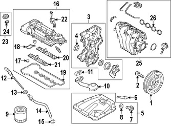 Foto de Sello Arandela Cubierta de Vlvula Original para Hyundai Accent Hyundai Veloster Hyundai Sonata Kia Rio Kia Optima Marca HYUNDAI Nmero de Parte 224432B600