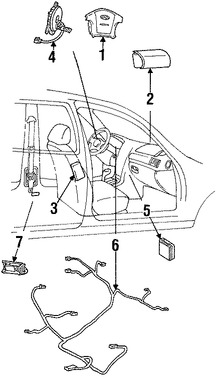 Foto de Mdulo de control del Air Bag Original para Hyundai XG300 2001 Hyundai XG350 2002 2003 Marca HYUNDAI Nmero de Parte 9591039400