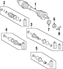 Foto de Tuerca de Eje Original para Kia Hyundai Marca HYUNDAI Nmero de Parte 495513X000