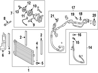 Foto de Manguera de succin Refrigerante Aire Acondicionad Original para Hyundai Elantra GT Hyundai Elantra Kia Forte Kia Forte5 Marca HYUNDAI Nmero de Parte 97775A5600