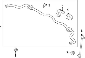 Foto de Barra Estabilizadora de Suspensin Original para Hyundai Elantra GT Hyundai Veloster Hyundai Elantra Coupe Hyundai Elantra Marca HYUNDAI Nmero de Parte 54810A5000