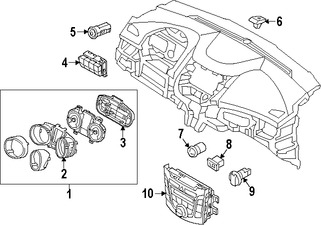 Foto de Panel de Control de Termperatura Climatizacin Original para Hyundai Elantra GT 2016 2017 Marca HYUNDAI Nmero de Parte 97250A5AH0GU