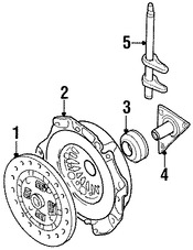 Foto de Disco de Friccin del Embrague Original para Hyundai Santa Fe Hyundai Sonata Hyundai Tiburon Marca HYUNDAI Nmero de Parte 4110039145