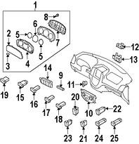 Foto de Interruptor Caja de Transferencia Original para Hyundai Santa Fe 2008 2009 Marca HYUNDAI Nmero de Parte 932402B601J9